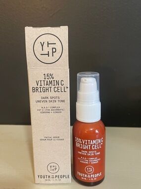 Youth To The People 15% Vitamin C Bright Cell Facial Serum - Orange Bottle 1fl
